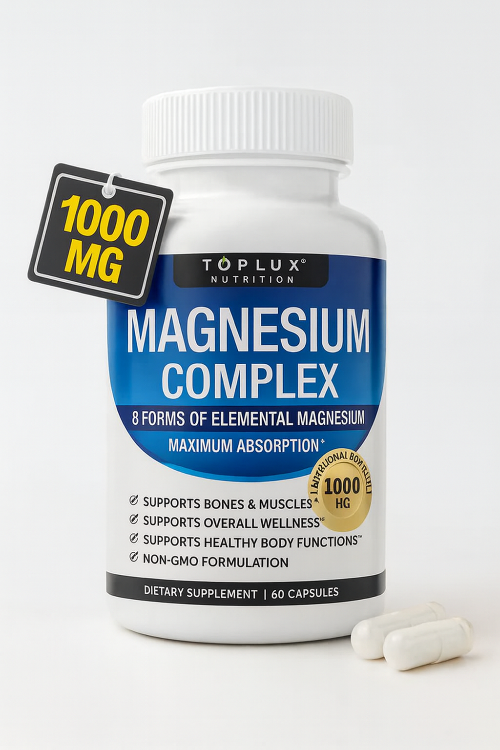 Magnesio Complex 8 en 1 - Más energía, menos estrés
